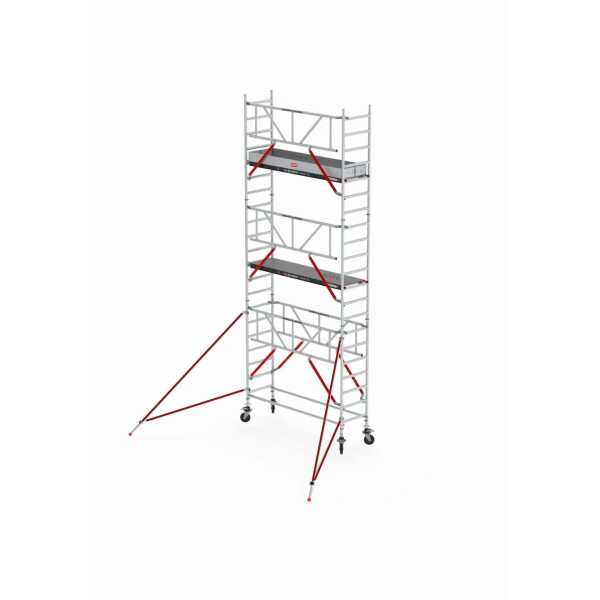 Rolsteiger RS TOWER 51-S Safe-Quick® Guardrail - Gevelvrij - werkhoogte 7,20m - 0,75x1,85 - Fiber-Deck®