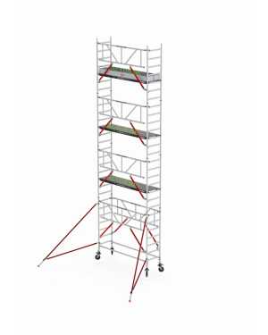 RS TOWER 51 PLUS-S Safe-Quick® - Gevelvrij - werkhoogte 9,20m - 0,90x1,85 - Fiber-Deck®