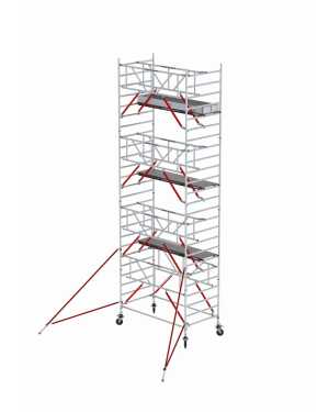 Rolsteiger RS TOWER 52-S Safe-Quick® Guardrail - Gevelvrij - werkhoogte 8,20m - 1,35x1,85 - Fiber-Deck®