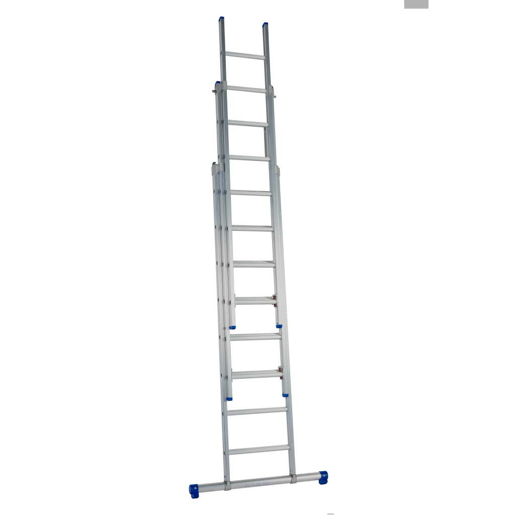 Solide 3-delige omvormladder 3×8 sporten d08rb