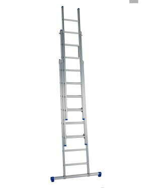 Solide 3-delige omvormladder 3×8 sporten d08rb
