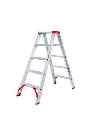 Solide 2x5 dubbele trapladder DTE zonder beugel