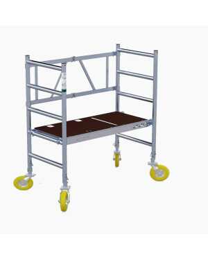Tuinsteiger 0.75mx1.50mx3.00m wh met luik hout