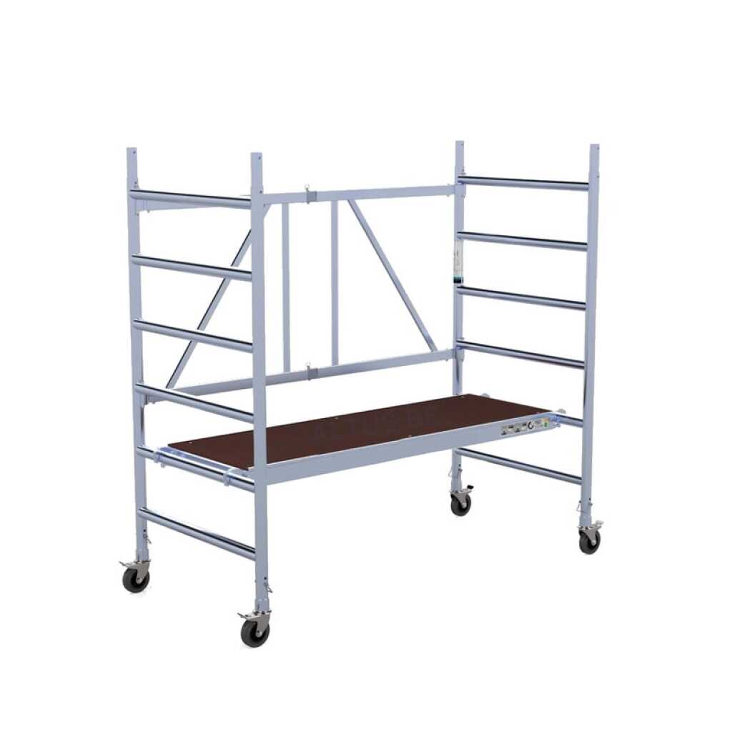 Euroscaffold Prof. kamersteiger 0.90m x 1.90m 3.00mWh zonder luik hout