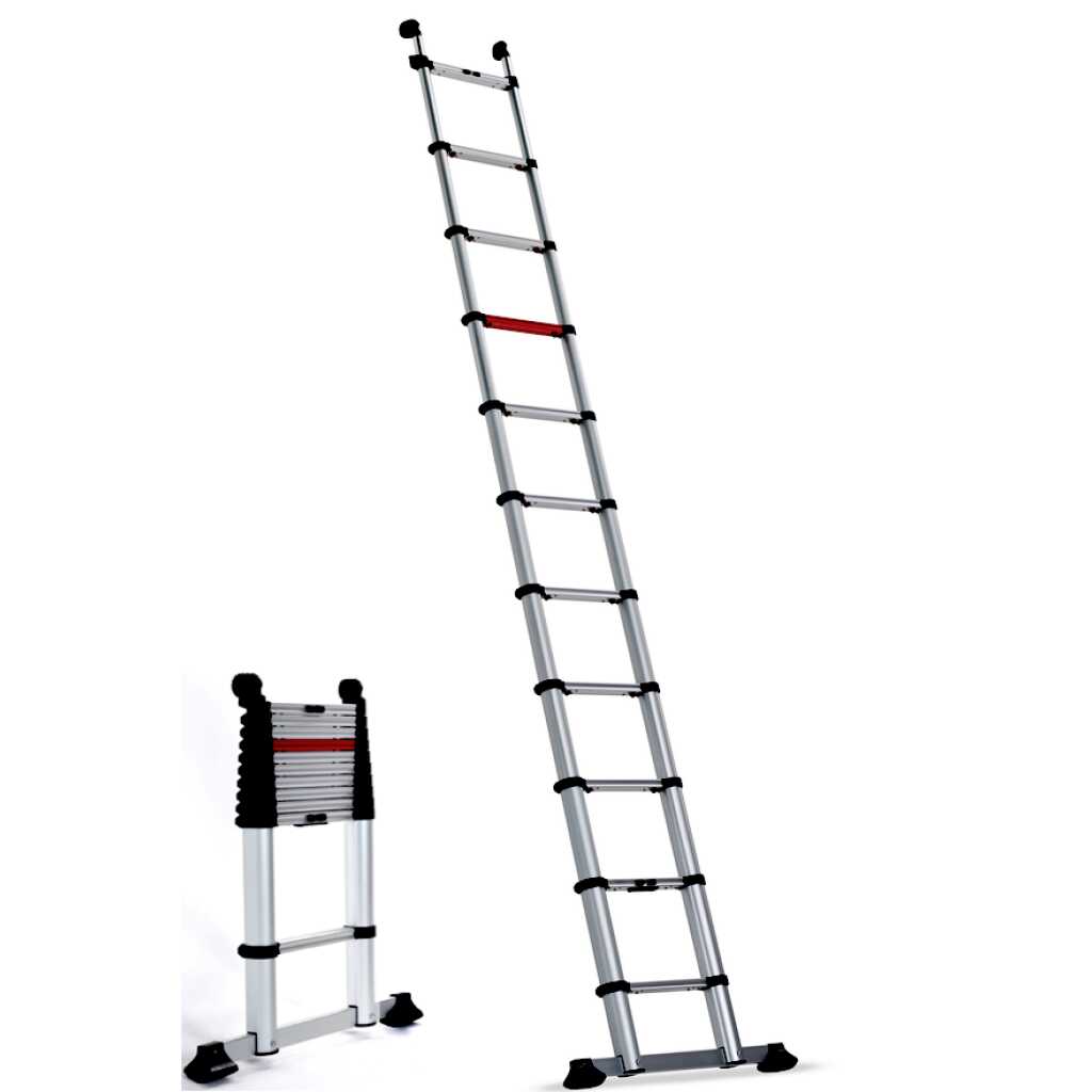 Altrex telescopische ladder Smart Up Active 11 sporten uitgeschoven en ingeschoven