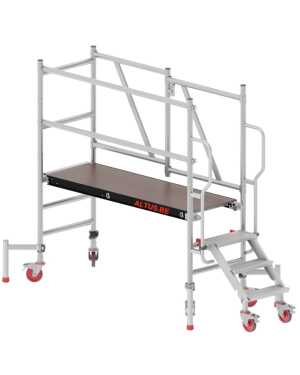 Vouwsteiger RS TOWER 56 ERGO met trap - Fiberdeck lichtgewicht platform
