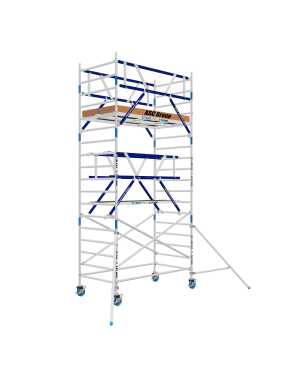 ASC rolsteiger met AGS Pro tweezijdig - 1,35x3,05 - WH 6,2m - Carbon