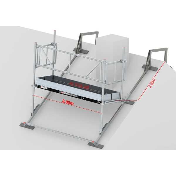 Schoorsteensteiger (SST) 0.75x3.05m carbon