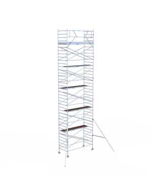 S-PRO alu rolsteiger 135x305x12,20m werkhoogte carbondeck