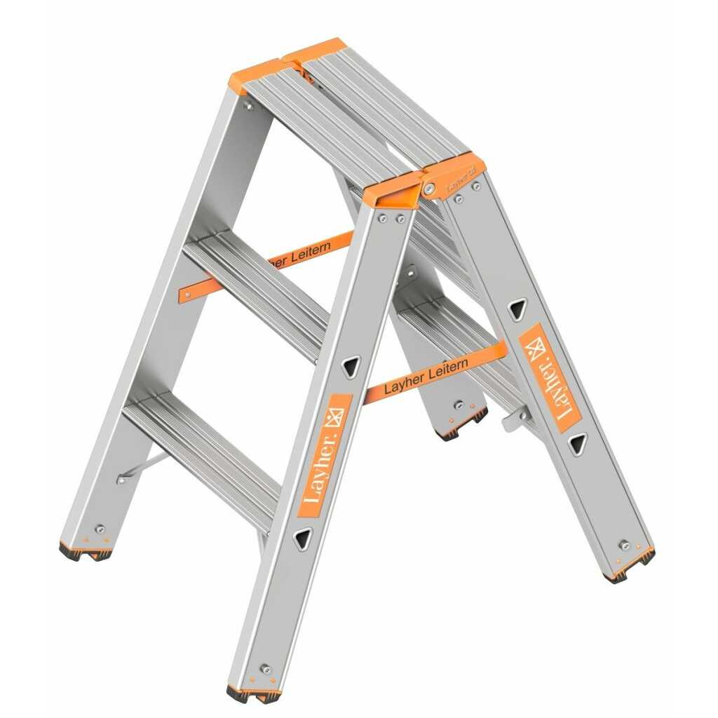 Layher 2x3 Topic dubbele trap - 0.75m