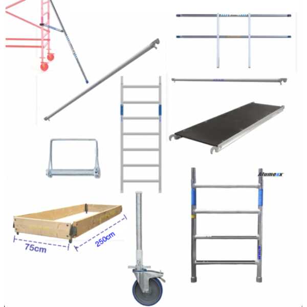 Rolsteiger Alumexx Light 90x250x420wh lichtgewicht carbon-deck