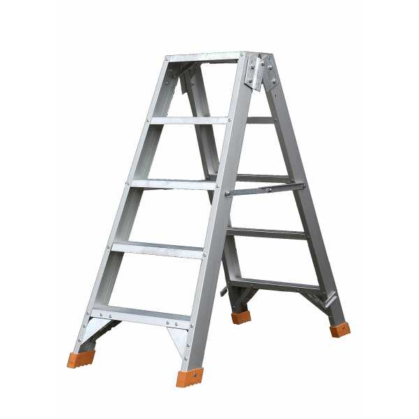 Petry Dubbele Industrietrapladder 5 treden - TIO205