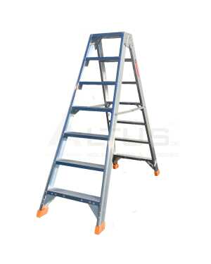 Petry Dubbele Industrietrapladder 7 treden - TIO207