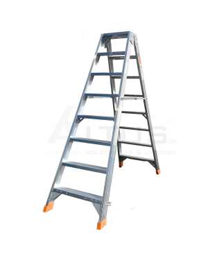 Petry Dubbele Industrietrapladder 8 treden - TIO208