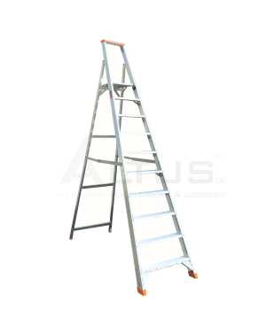 Petry Enkele Industrietrapladder 10 Treden - 2.25m Stahoogte