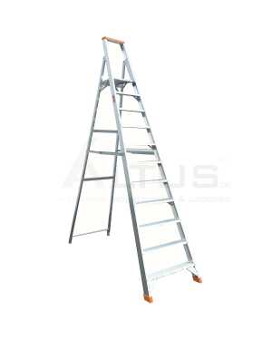 Petry Enkele Industrietrapladder 11 Treden - 2.45m Stahoogte