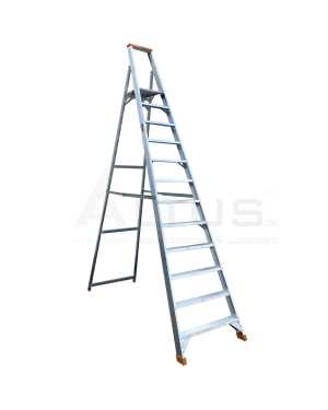 Petry Enkele Industrietrapladder 12 Treden - 2.70m Stahoogte