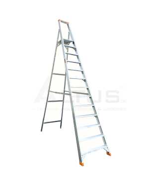 Petry Enkele Industrietrapladder 13 Treden - 2.90m Stahoogte