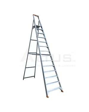 Petry Enkele Industrietrapladder 14 Treden - 3.15m Stahoogte