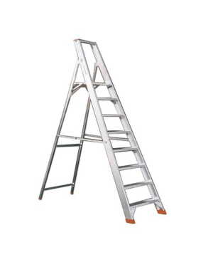 Petry Enkele Industrietrapladder 8 Treden - 1.77m Stahoogte