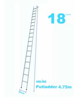 smalle Putladder - 4.75m