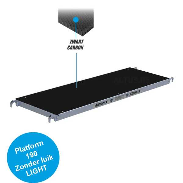 ALX Carbondeck 190 zonder luik alumexx
