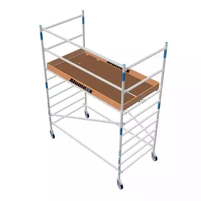ALX S-PRO Rolsteiger 135x190x4.20m WH wooddeck - Afbeelding 2
