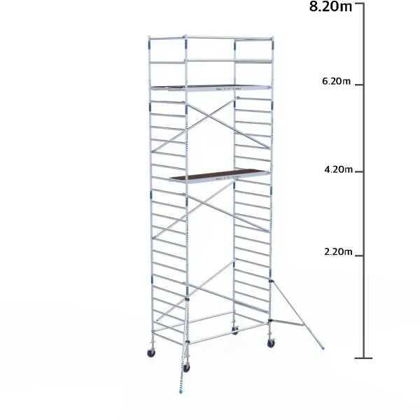 ALx Budget Rolsteiger 135x250x8.20m WH wooddeck