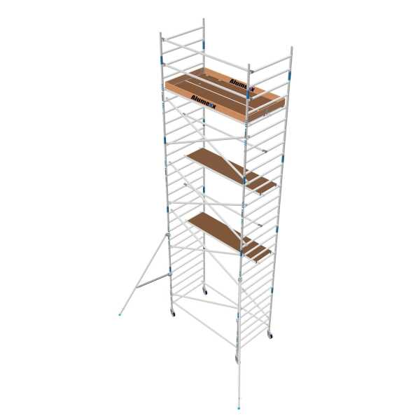 ALX S-PRO Rolsteiger 135x190x9.20m WH wooddeck