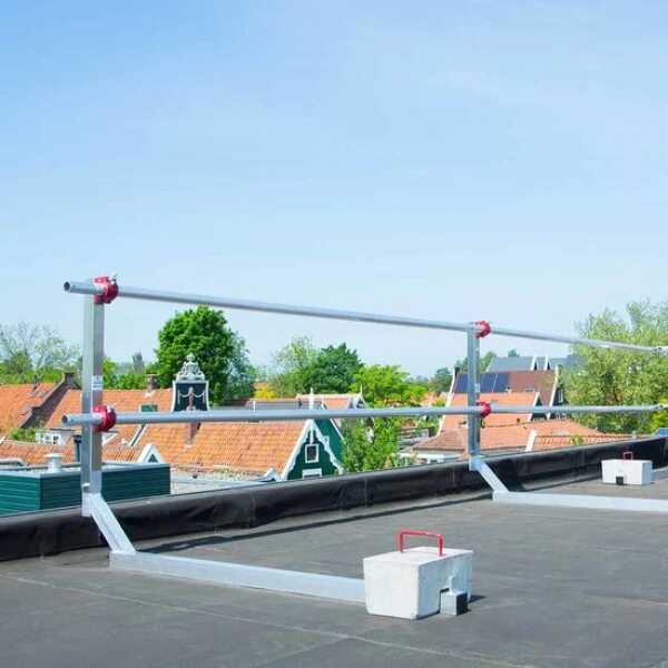 Dakrandbeveiliging SGS-prime plat dak 12m