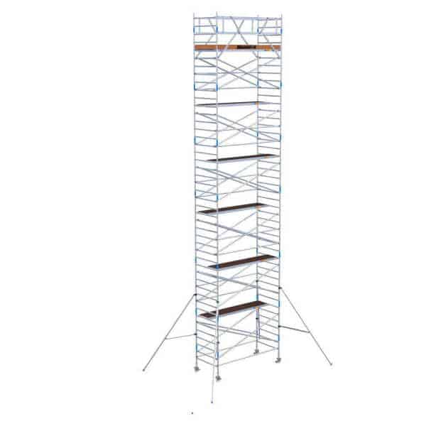 Rolsteiger Alumexx Pro wooddeck 1.35x2.50x14.20m werkhoogte