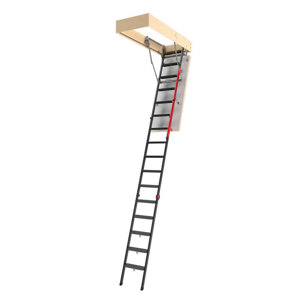 Fakro Metalen zoldertrap hoog plafond LMP