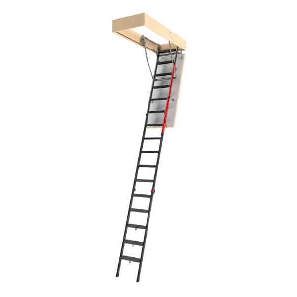 Fakro Metalen zoldertrap hoog plafond LMP