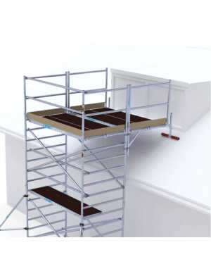 Uitwijkconsole - 1.35x1.90m - Houten platform