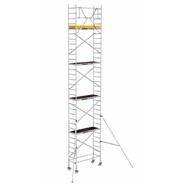 ALx BasiQ Alu Rolsteiger 75x190x10.20m WH AGS wooddeck