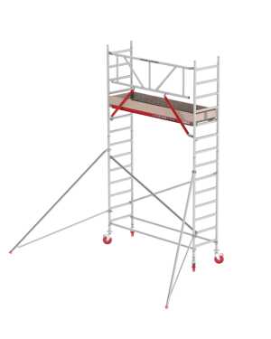 Gevelvrije Rolsteiger RS TOWER 41-S Safe-Quick® Guardrail - 0.75x2.45 - WH 5.20m - Hout