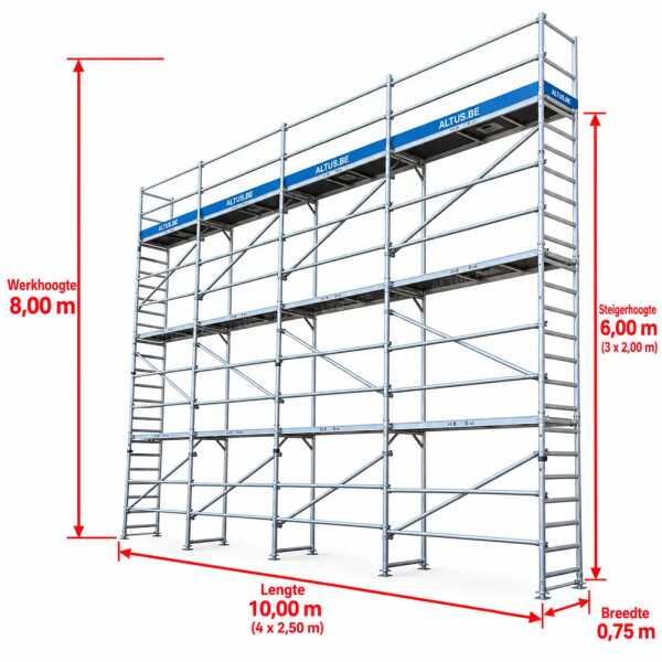 ASC Aluminium Gevelsteiger 80m²