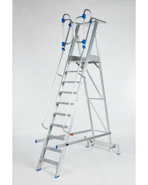 Solide mobiele magazijntrap