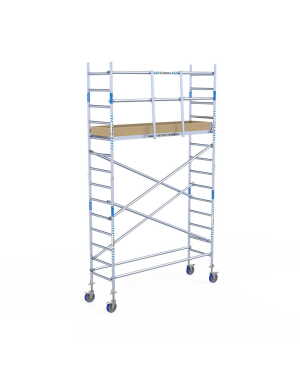 Rolsteiger Alx Light 75x250 5,2m werkhoogte tegen de gevel