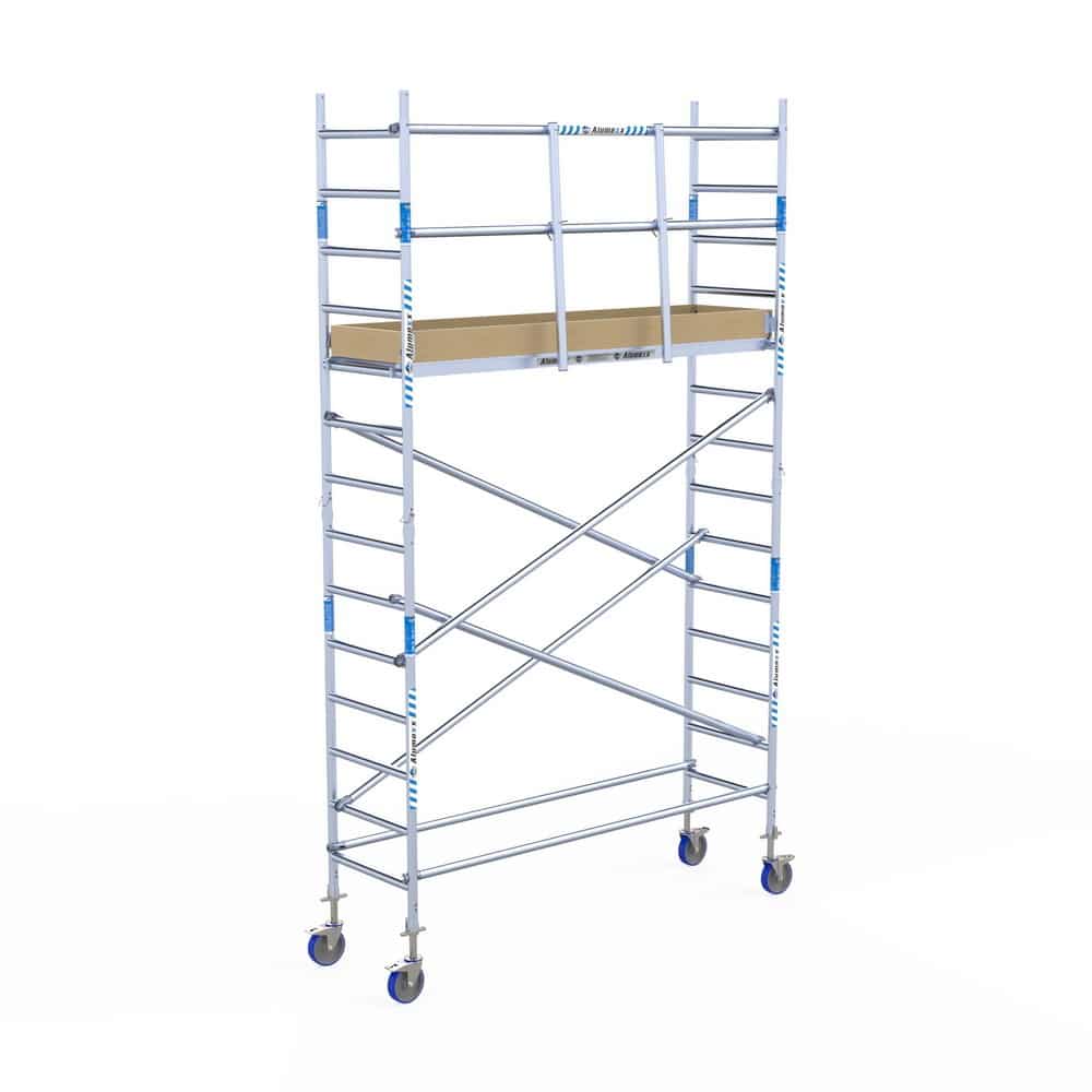 Rolsteiger Alx Light 75x250 5,2m werkhoogte tegen de gevel