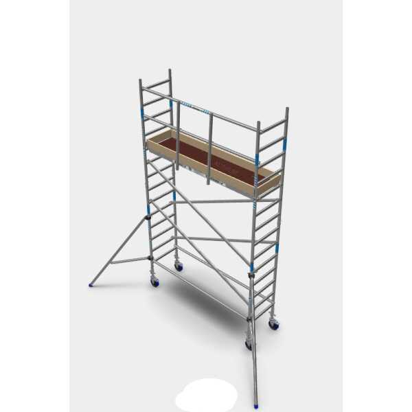 Rolsteiger Alx Light 75x250 5,2m werkhoogte tegen de gevel