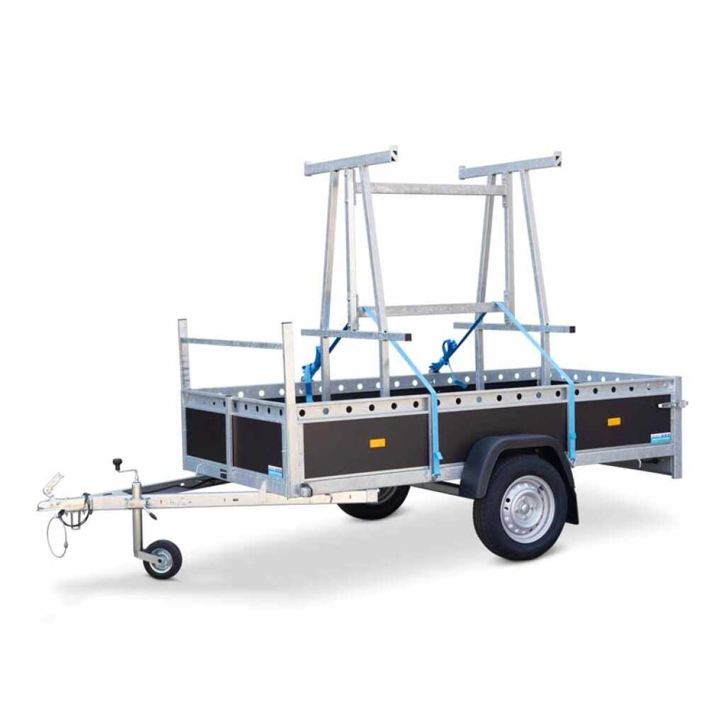 aanghangwagen met steigerbok