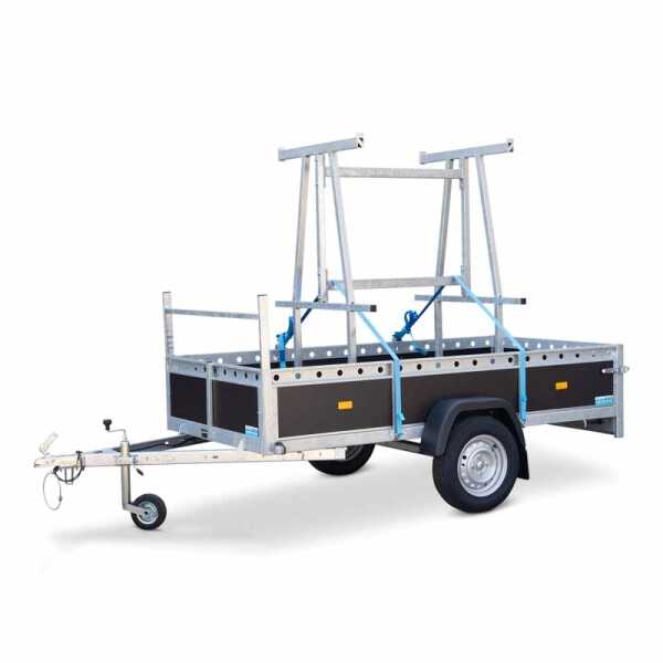 aanghangwagen met steigerbok