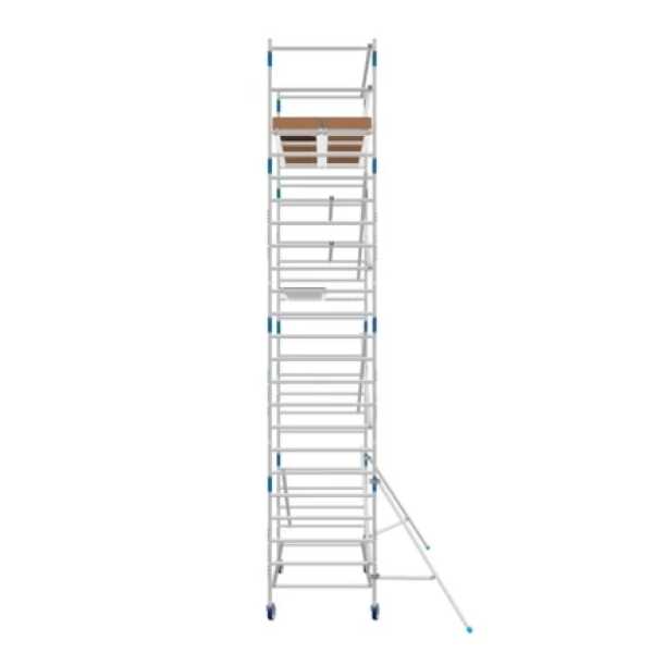 Combideal: Aanhangwagen + Alumexx rolsteiger 1.35x2.50x8.2 m wh