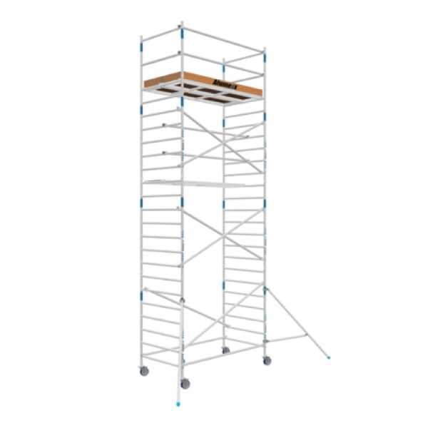 Combideal: Aanhangwagen + Alumexx rolsteiger 1.35x2.50x8.2 m wh