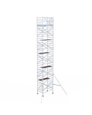 S-PRO rolsteiger 135x190x12,20m werkhoogte wooddeck