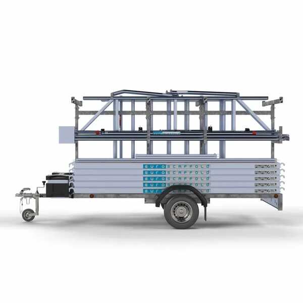 aanhangwagen met rolsteiger