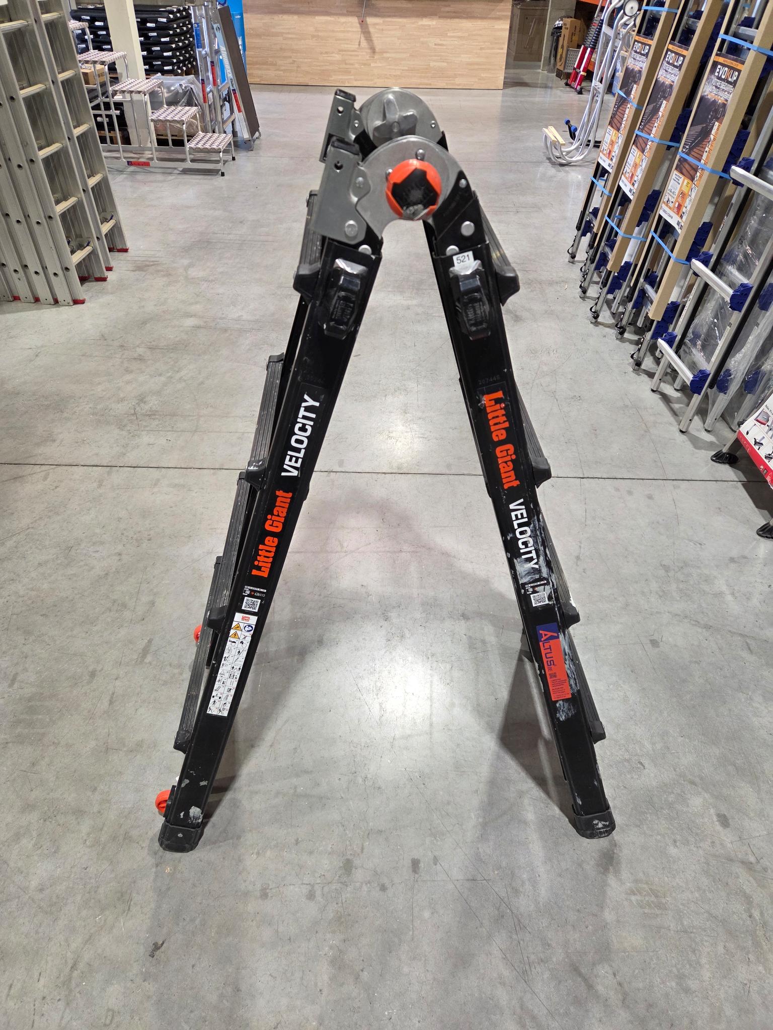 2ᵉKans Little Giant Multifunctionele ladder 4x4 velocity black pro - 4,5M - Afbeelding 4