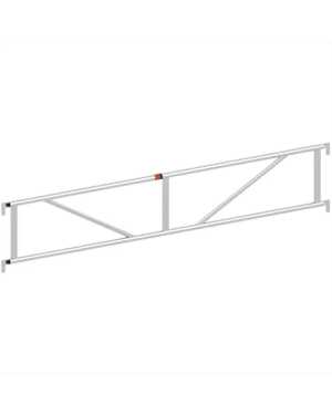 Layher leuning dubbel 4.14 m blitz gevelsteiger