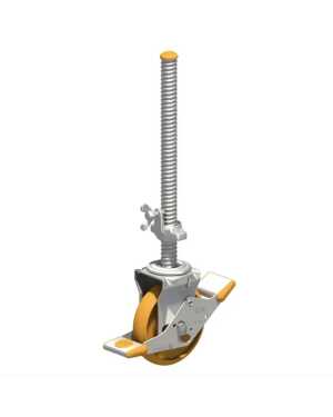 Layher zwenkwiel rolsteiger met rem 200 mm